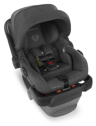 Infant Car Seat With Base Easy Install SmartSecure System Merino Wool Charcoal Melange