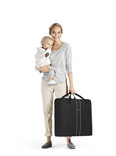 Lightweight Travel Crib With Easy Setup Foldable Portable Mattress And Washable Textiles