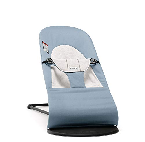 Ergonomic Baby Bouncer With Adjustable Positions And Flat Fold For Easy Storage And Travel