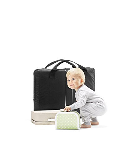 Lightweight Travel Crib With Easy Setup Foldable Portable Mattress And Washable Textiles