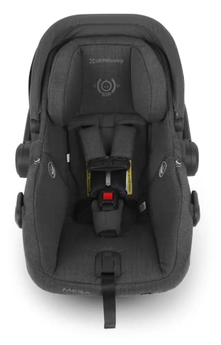 Infant Car Seat With Base Easy Install SmartSecure System Merino Wool Charcoal Melange