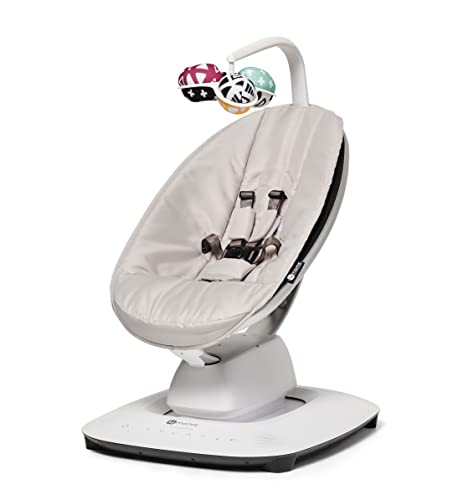 Multi Motion Baby Swing With Bluetooth 5 Motions 5 Speeds 4 Sounds For Calming Newborn Sleep Grey