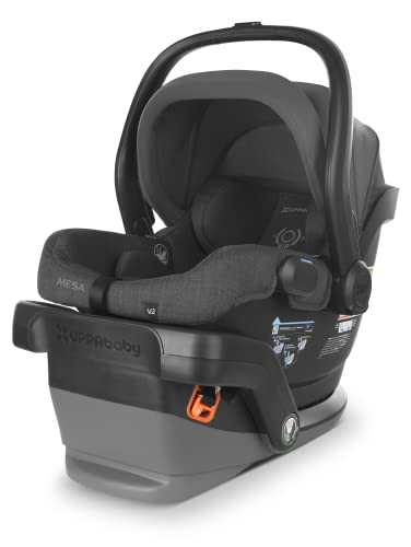 Infant Car Seat With Base Easy Install SmartSecure System Merino Wool Charcoal Melange