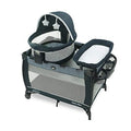 Portable Baby Playard With Travel Dome Bassinet, Full Size Infant Bassinet, And Diaper Changer