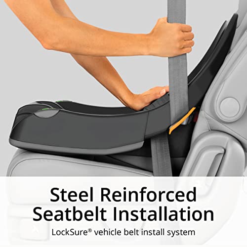 Rear Facing Infant Car Seat And Base With Easy Installation And Zip Privacy Shield