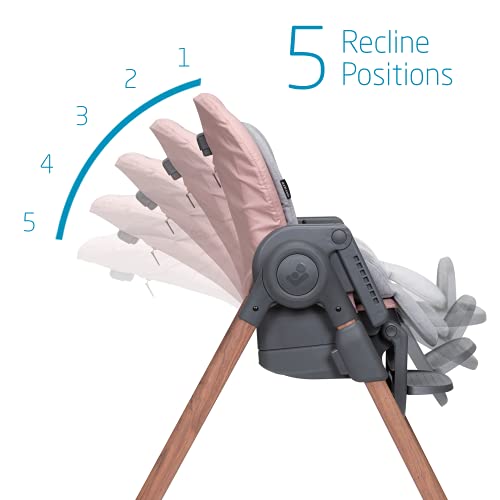 Six In One High Chair With Adjustable Height And Recline For Toddlers And Babies
