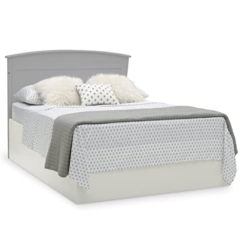Solid Panel 4-in-1 Convertible Baby Crib With Greenguard Gold Certification In Grey