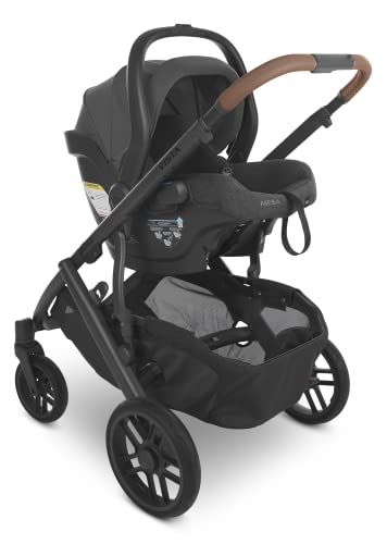 Infant Car Seat With Base Easy Install SmartSecure System Merino Wool Charcoal Melange