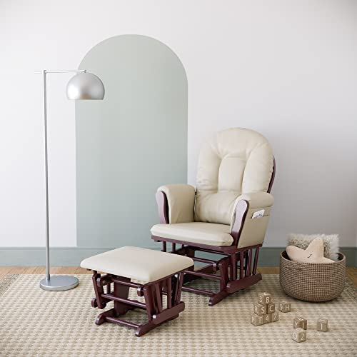 Smooth Rocking Glider Chair And Ottoman