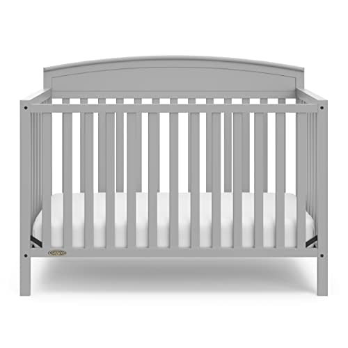5 In 1 Convertible Crib For Baby To Toddler Bed Daybed And Full Size Bed With Gold Certification