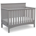 Grey 4 In 1 Convertible Baby Crib Greenguard Gold Certified With Toddler Daybed And Full Size Bed