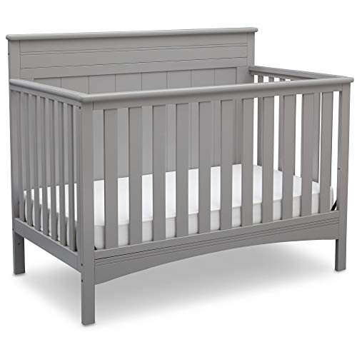 Grey 4 In 1 Convertible Baby Crib Greenguard Gold Certified With Toddler Daybed And Full Size Bed