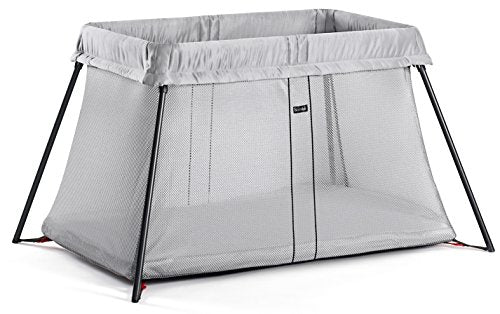 Lightweight Travel Crib With Easy Setup Foldable Portable Mattress And Washable Textiles