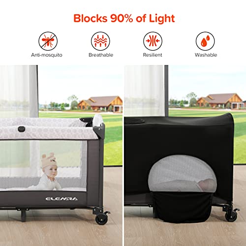 4 In 1 Baby Bassinet Bedside Crib With Diaper Changing Station And Pack And Play Mattress