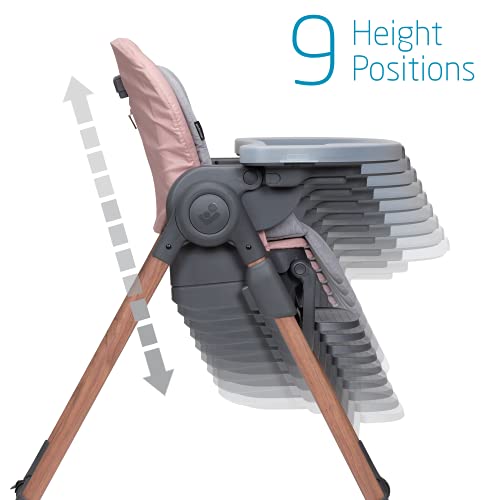 Six In One High Chair With Adjustable Height And Recline For Toddlers And Babies