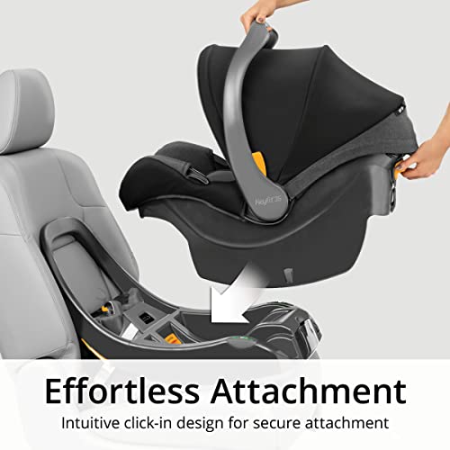 Rear Facing Infant Car Seat And Base With Easy Installation And Zip Privacy Shield