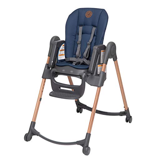6 In 1 High Chair For Growing Babies To Toddlers With Five Recline Options And Nine Height Settings