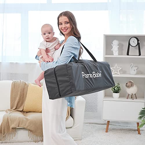 Foldable Baby Playard With Bassinet And Changing Table And Mattress For Nursery Center For Newborn To Toddler