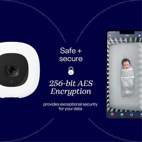 Smart Baby Monitor With Flex Stand 1080p Video Breathing Motion Tracking Night Vision Two Way Audio