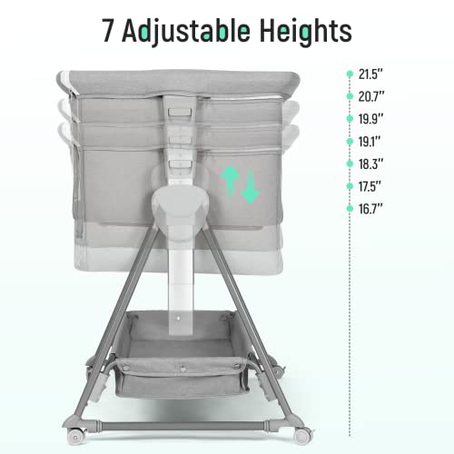 Easy Folding Bedside Bassinet Wheels