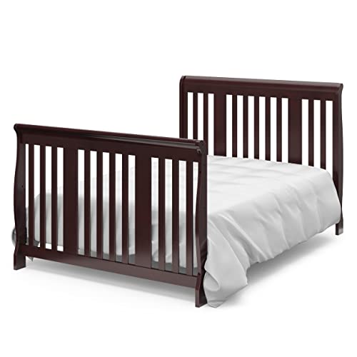 5 In 1 Convertible Crib And Changer With Changing Table And 3 Drawer Chest For Nursery
