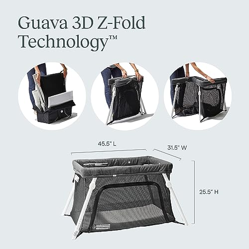 Lightweight Travel Crib With Folding Play Yard And Comfy Mattress For Babies And Toddlers Portable Baby Safe Bed