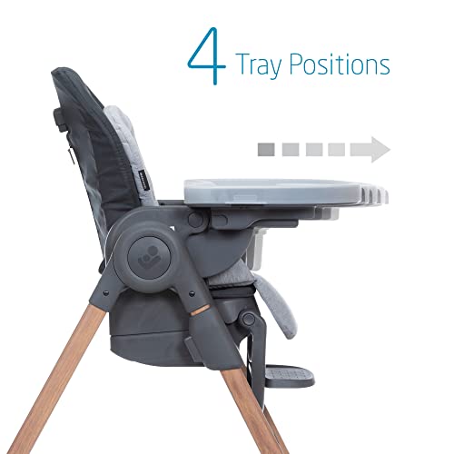 Six In One High Chair With Six Growth Modes Five Recline Positions Nine Height Levels Essential Grey