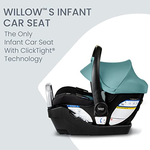 Infant Car Seat With Base For Safe Rear Facing Travel And Easy Installation System