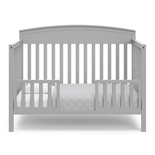 5 In 1 Convertible Crib For Baby To Toddler Bed Daybed And Full Size Bed With Gold Certification