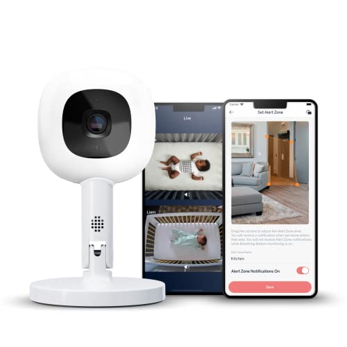 Smart Baby Monitor With Flex Stand 1080p Video Breathing Motion Tracking Night Vision Two Way Audio