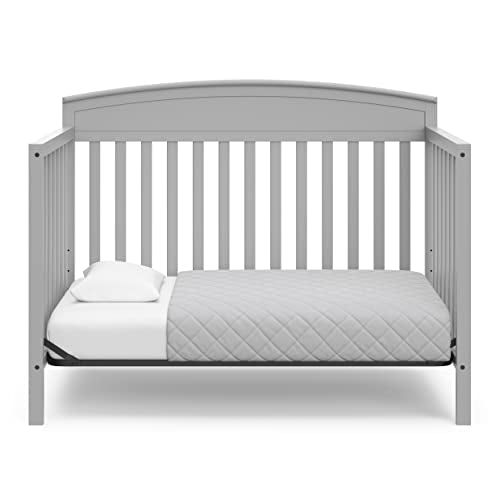 5 In 1 Convertible Crib For Baby To Toddler Bed Daybed And Full Size Bed With Gold Certification
