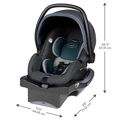 Infant Car Seat With SafeZone Load Leg Base And FreeFlow Fabric For Safer Travel