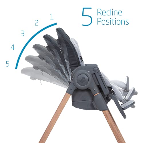 Six In One High Chair With Six Growth Modes Five Recline Positions Nine Height Levels Essential Grey