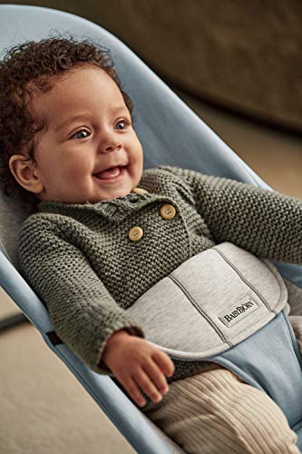 Ergonomic Baby Bouncer With Adjustable Positions And Flat Fold For Easy Storage And Travel