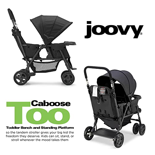 Versatile Sit And Stand Double Stroller With Universal Car Seat Adapter For Two Kids And 3 Way Reclining Seats