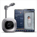 Smart Baby Monitor With 1080p WiFi Video Camera And Wall Mount Sensor Free Sleep And Breathing Tracking 2 Way Audio