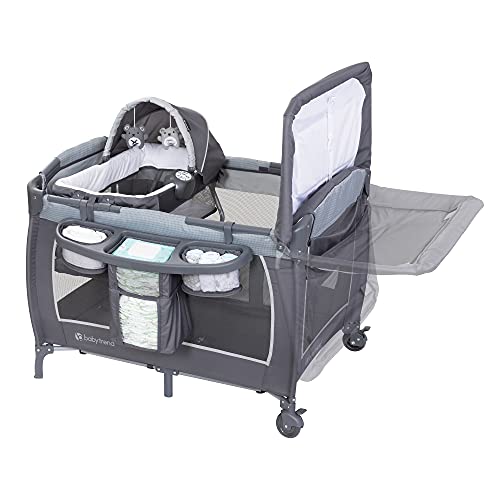 Twin Bassinet Rocker With Toys