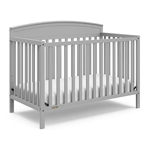 5 In 1 Convertible Crib For Baby To Toddler Bed Daybed And Full Size Bed With Gold Certification