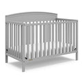 5 In 1 Convertible Crib For Baby To Toddler Bed Daybed And Full Size Bed With Gold Certification