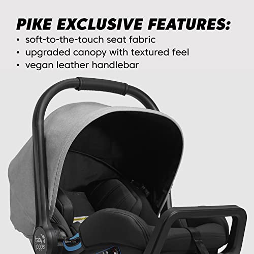 Infant Car Seat For Travel System With Rapid Install 4 To 35 Lb Up To 32 In Leatherette Pike Color