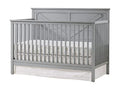 4-In-1 Convertible Crib For Baby Nursery In Farmhouse Gray With Safe Durable Construction