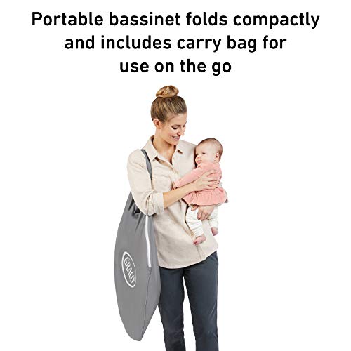 Portable Travel Dome Bassinet and Playard for Baby On The Go Lightweight and Compact Sleep Space