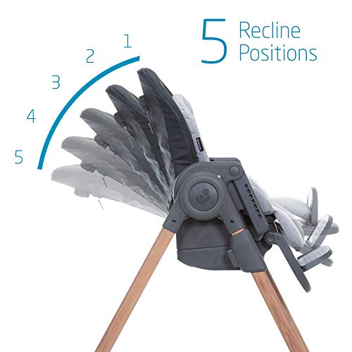6 In 1 High Chair For Growing Babies To Toddlers With Five Recline Options And Nine Height Settings