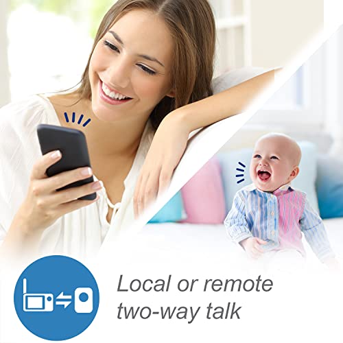 WiFi Baby Monitor 2 Camera 1080p Remote