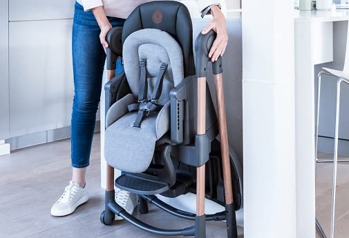 Six In One High Chair With Six Growth Modes Five Recline Positions Nine Height Levels Essential Grey
