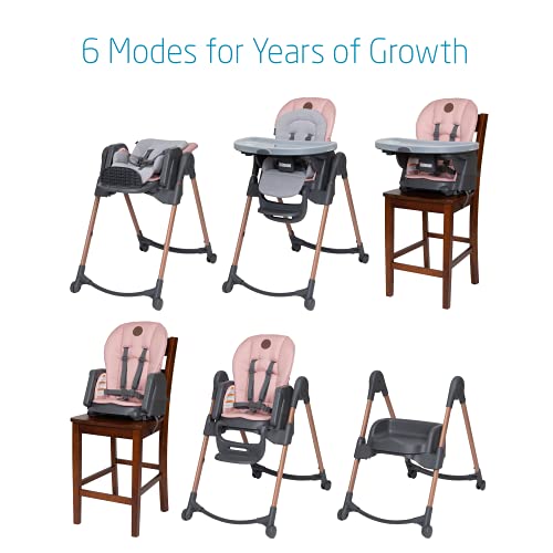 Six In One High Chair With Adjustable Height And Recline For Toddlers And Babies