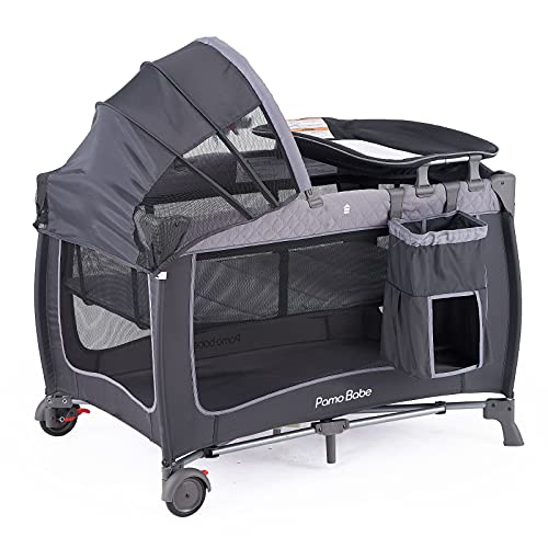 Portable Baby Playard With Wheels