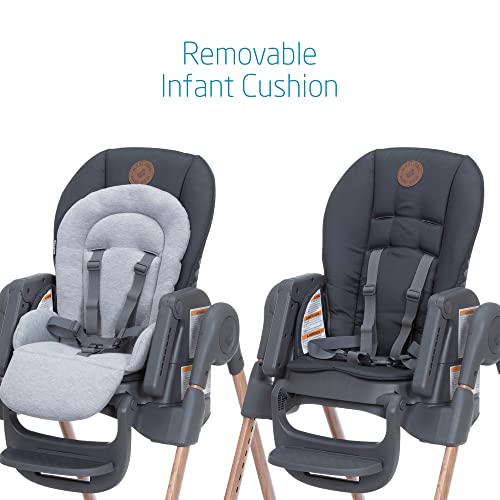 Six In One High Chair With Six Growth Modes Five Recline Positions Nine Height Levels Essential Grey