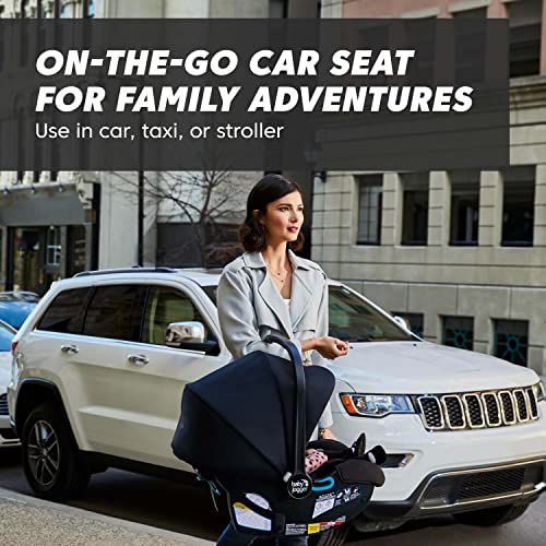 Infant Car Seat For Travel System With Rapid Install 4 To 35 Lb Up To 32 In Leatherette Pike Color