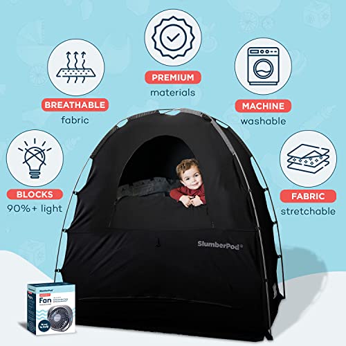 Portable Baby Privacy Pod With Blackout Crib Canopy And Builtin Fan For Naps And Sleep Travel Friendly